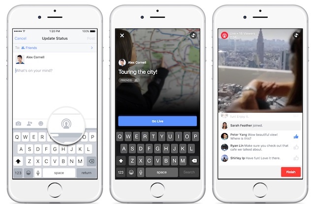 Facebook Live video