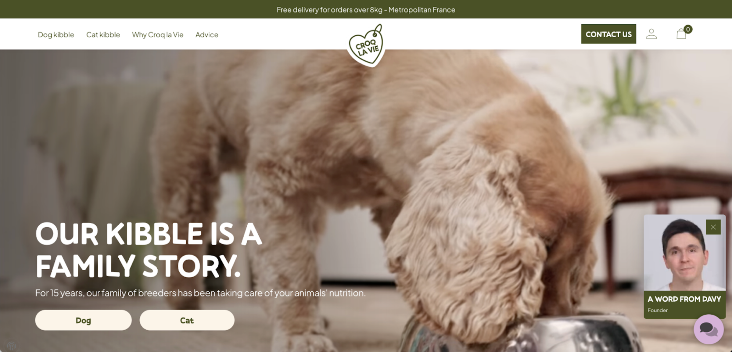 Croq la Vie website